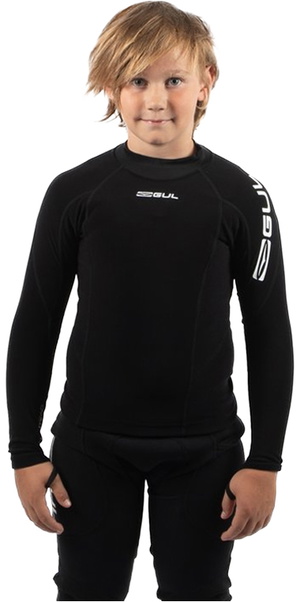 2026 Gul Junior Evotherm Long Sleeve Thermal Top Ev0062-B9 Black